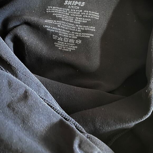 SKIMS Black Bodysuit Shapewear | Women Size S | Adjustable Straps, Slimming Fit - Picture 7 of 7